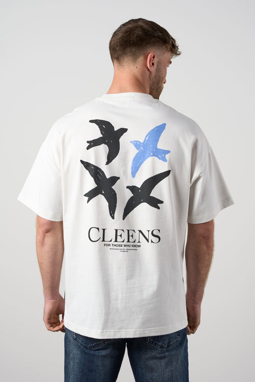 Bird Graphic T-shirt Off White