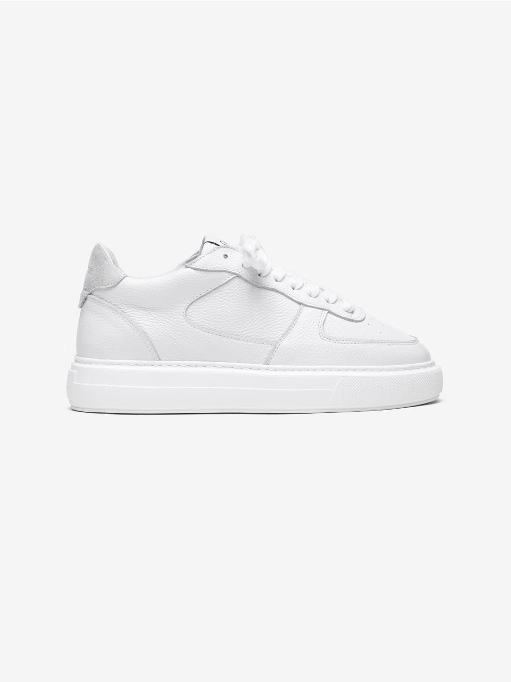 Court Trainer Triple White Tumbled leather-1