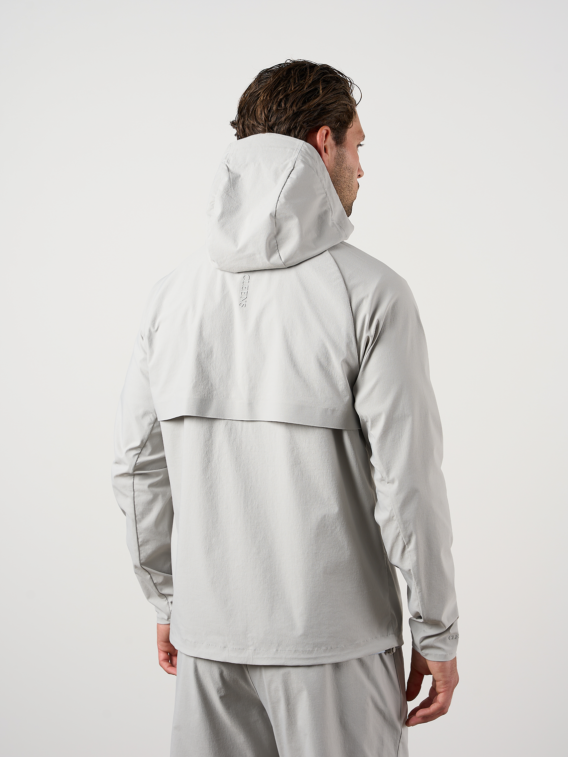 Woven Tech Windrunner Jacket Dove Grey