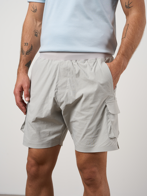 Woven Tech Shorts Dove Grey