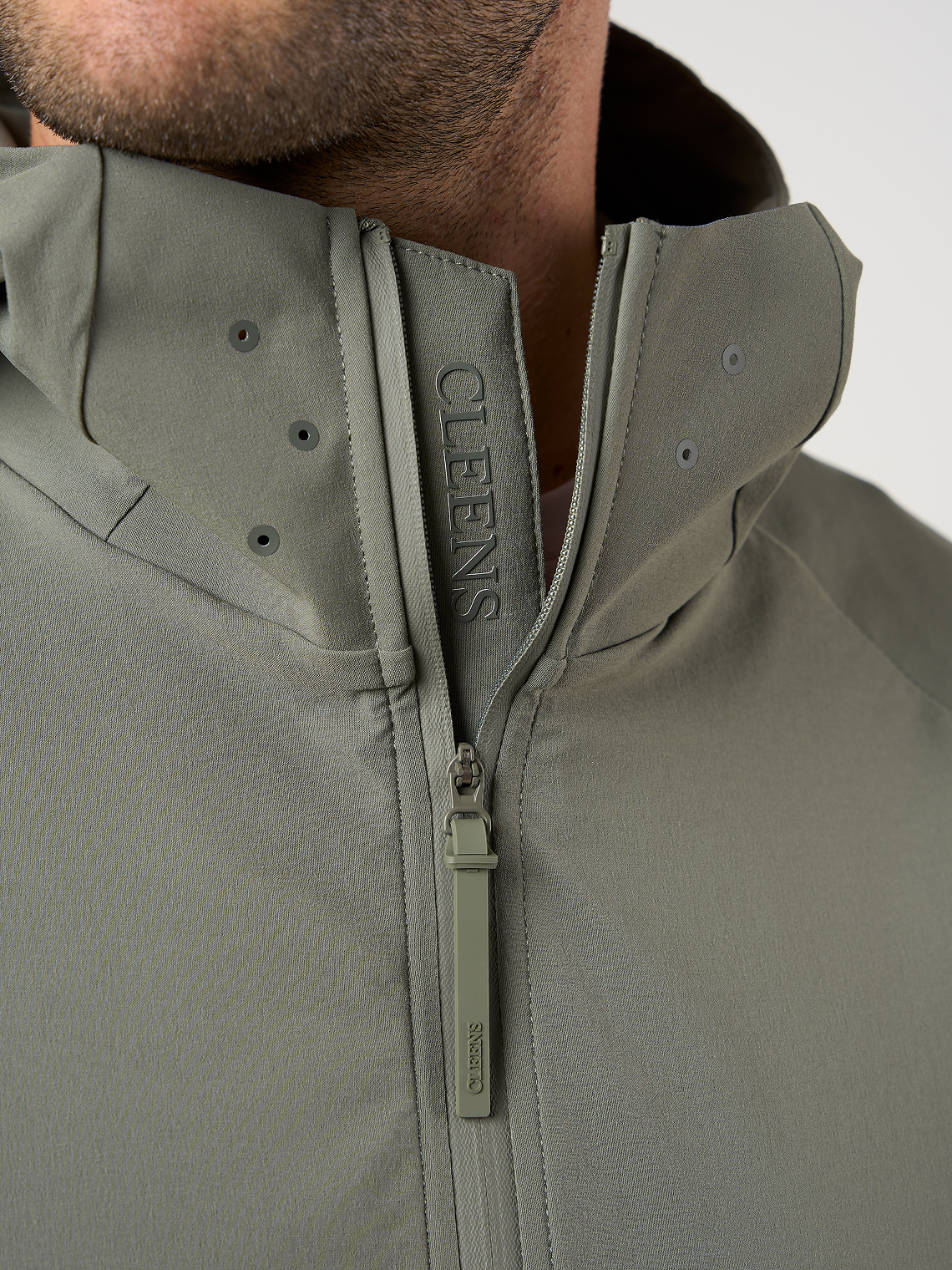 Woven Tech Windrunner Jacket Washed Sage