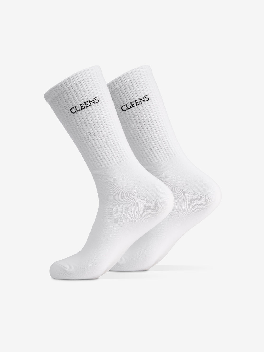 Cleens Socks White Double Pack-1