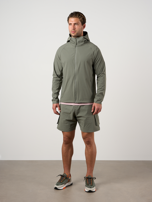 Woven Tech Shorts Washed Sage