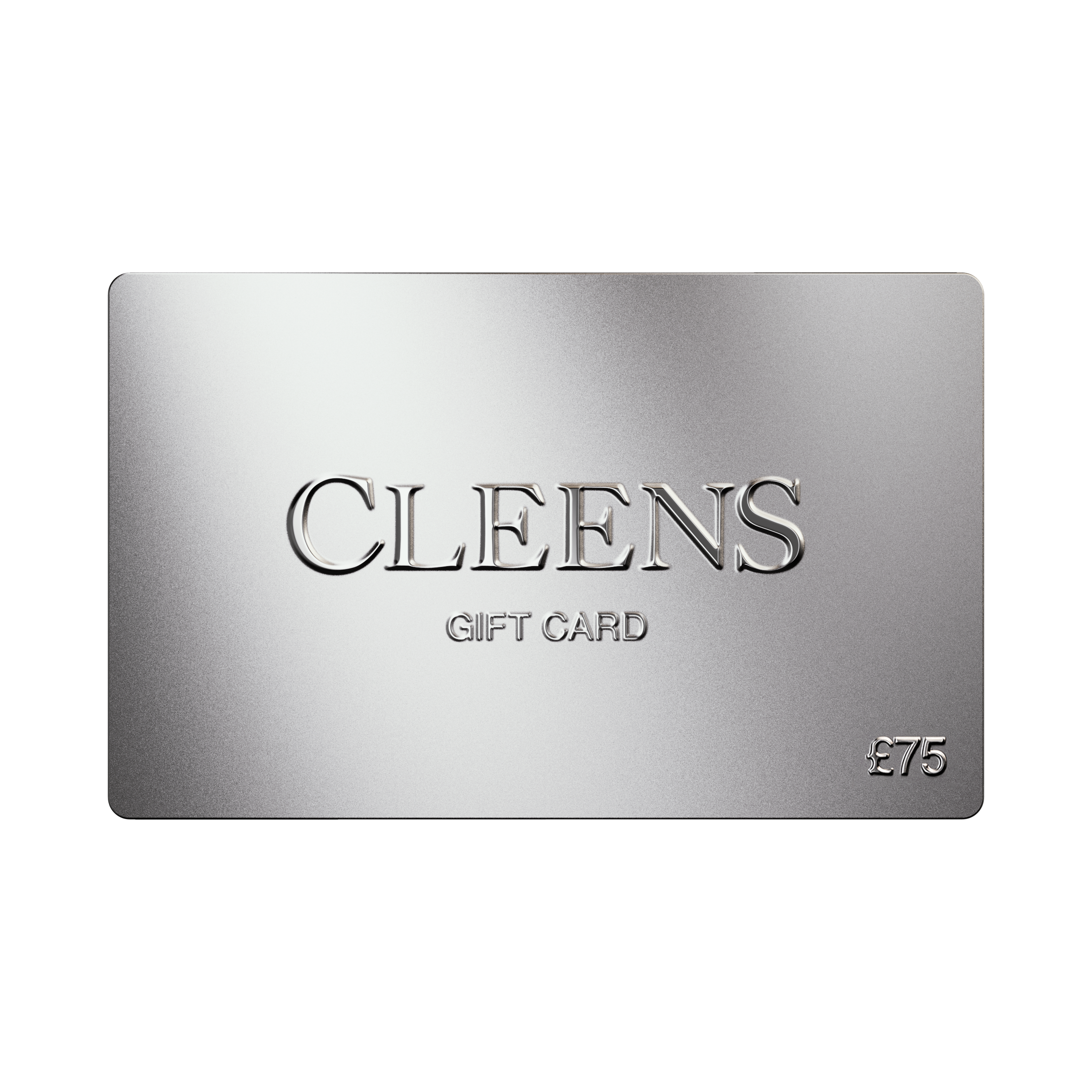 Cleens digital gift card – £75 value