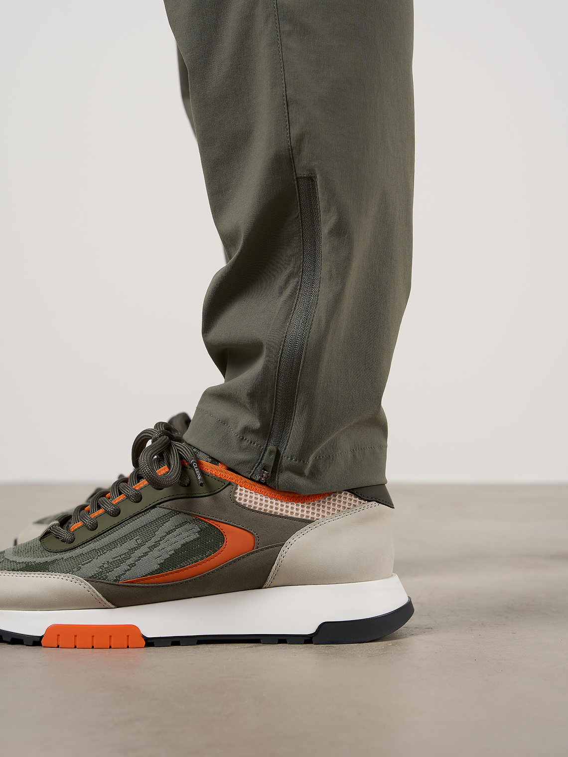 Woven Tech Track Pants Washed Sage
