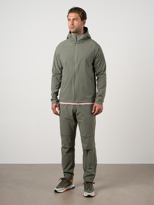 Woven Tech Track Pants Washed Sage