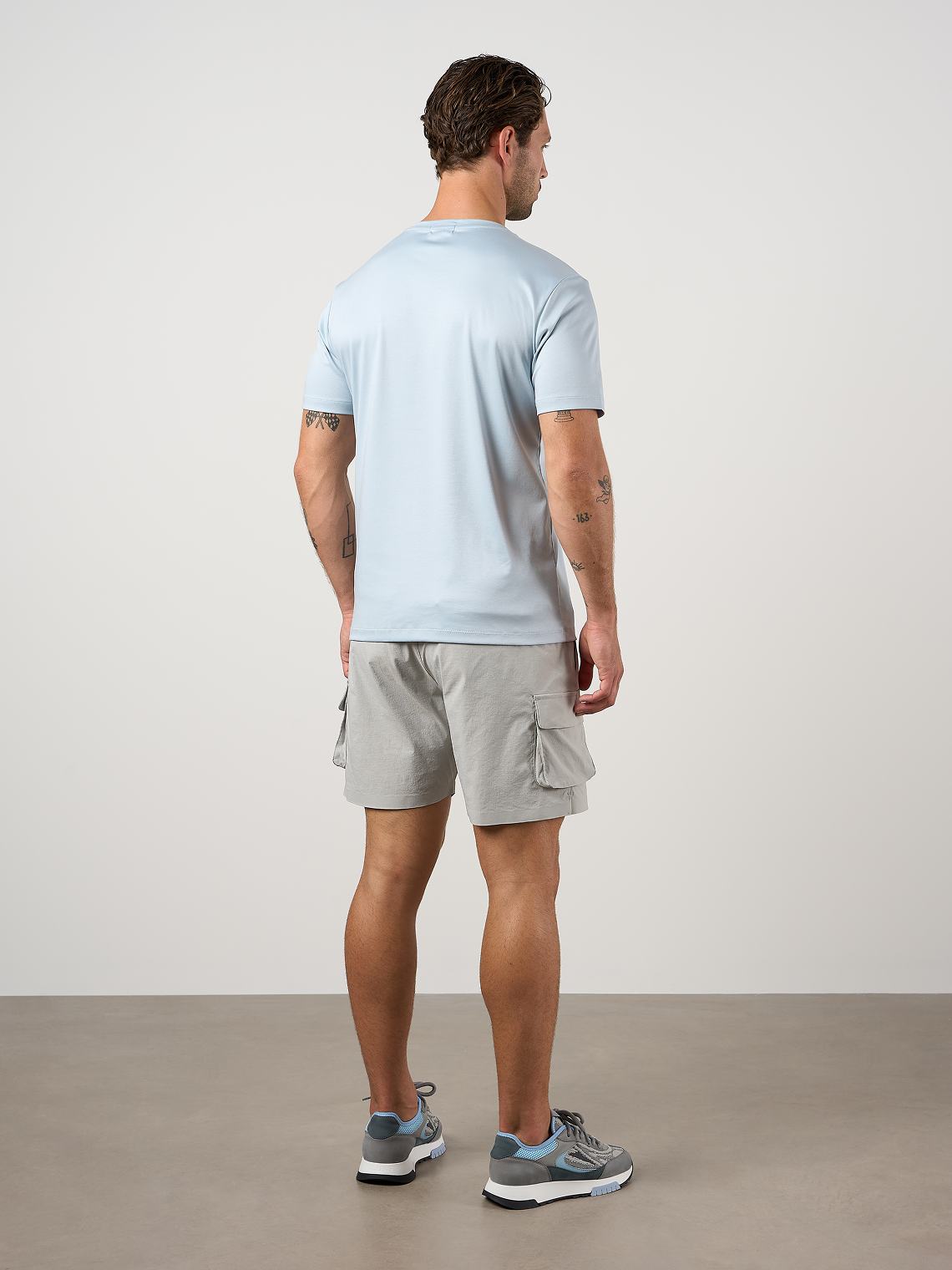 Woven Tech Shorts Dove Grey