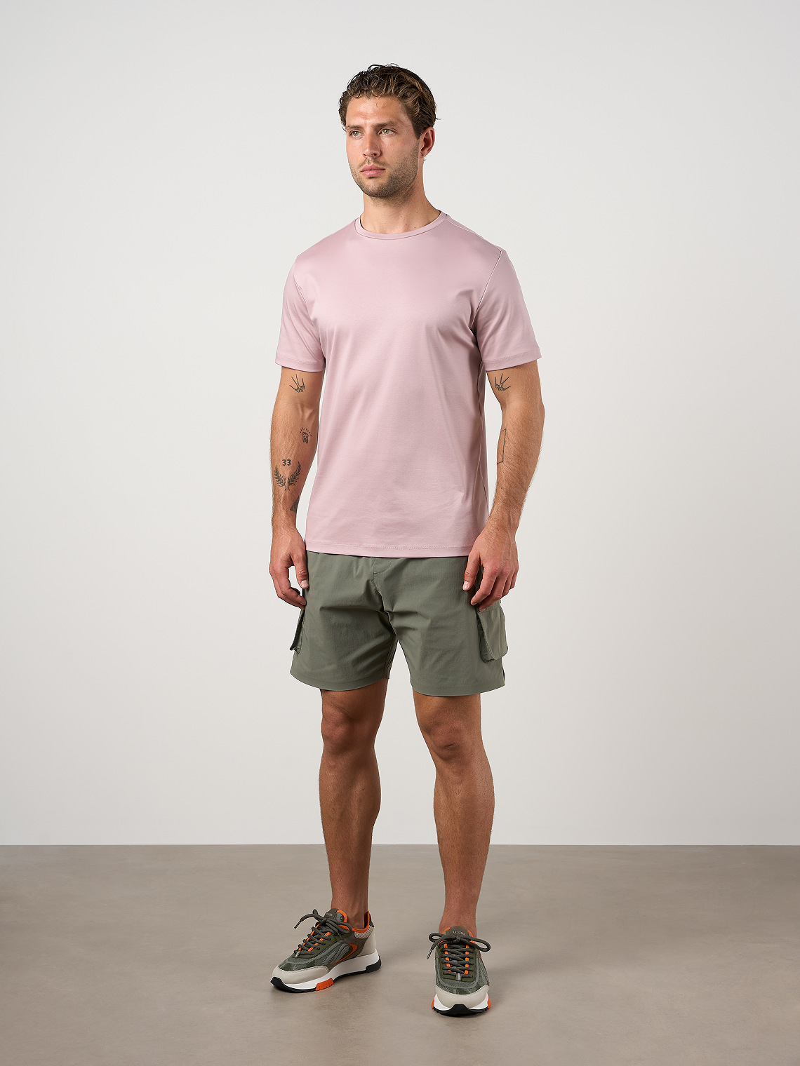 Woven Tech Shorts Washed Sage