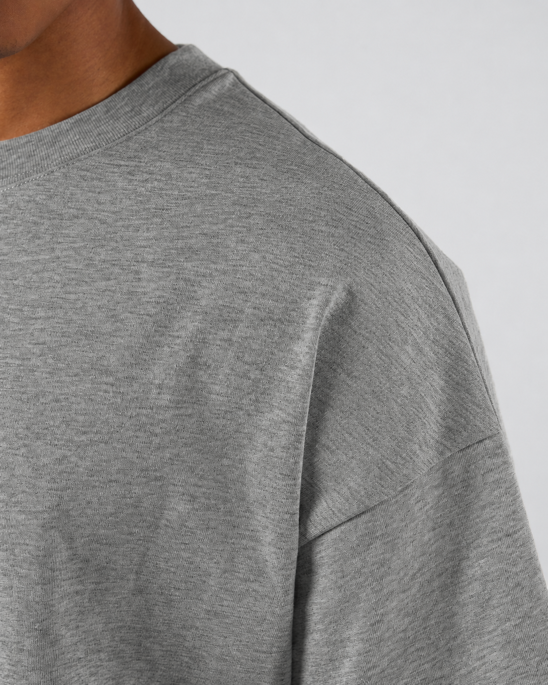 Bird Graphic T-shirt Mid Grey Marl