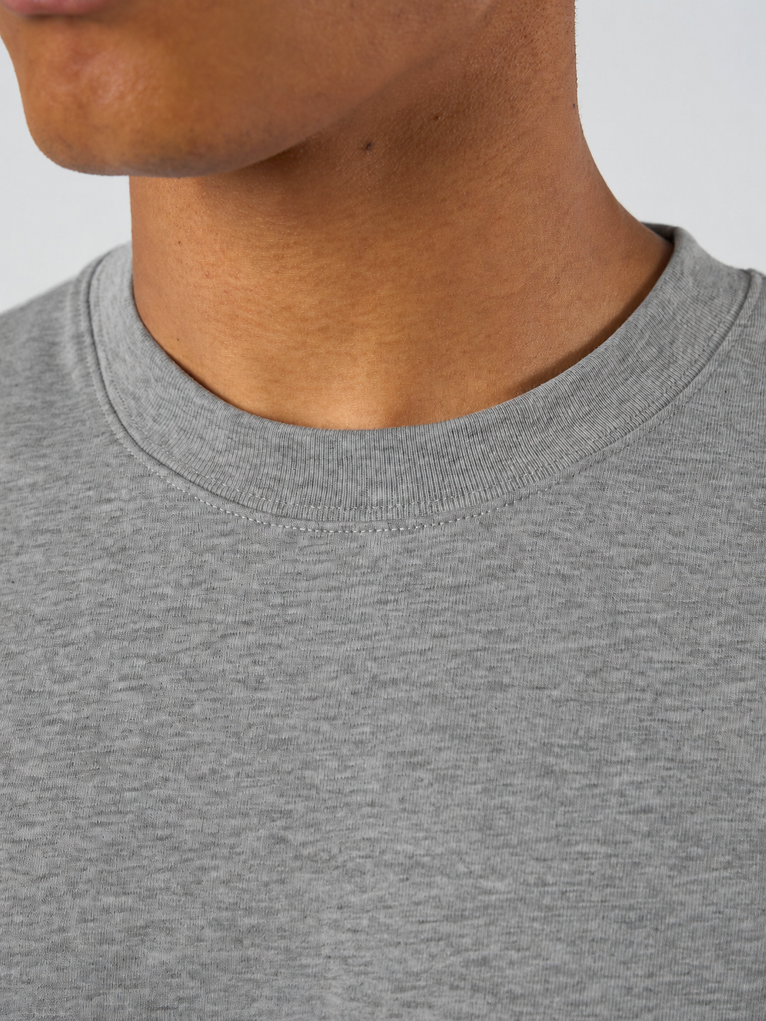 Bird Graphic T-shirt Mid Grey Marl
