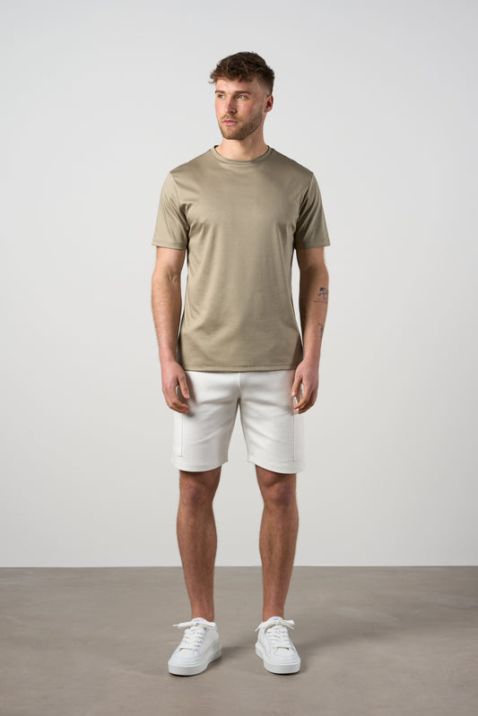 Tech Interlock Shorts Off White
