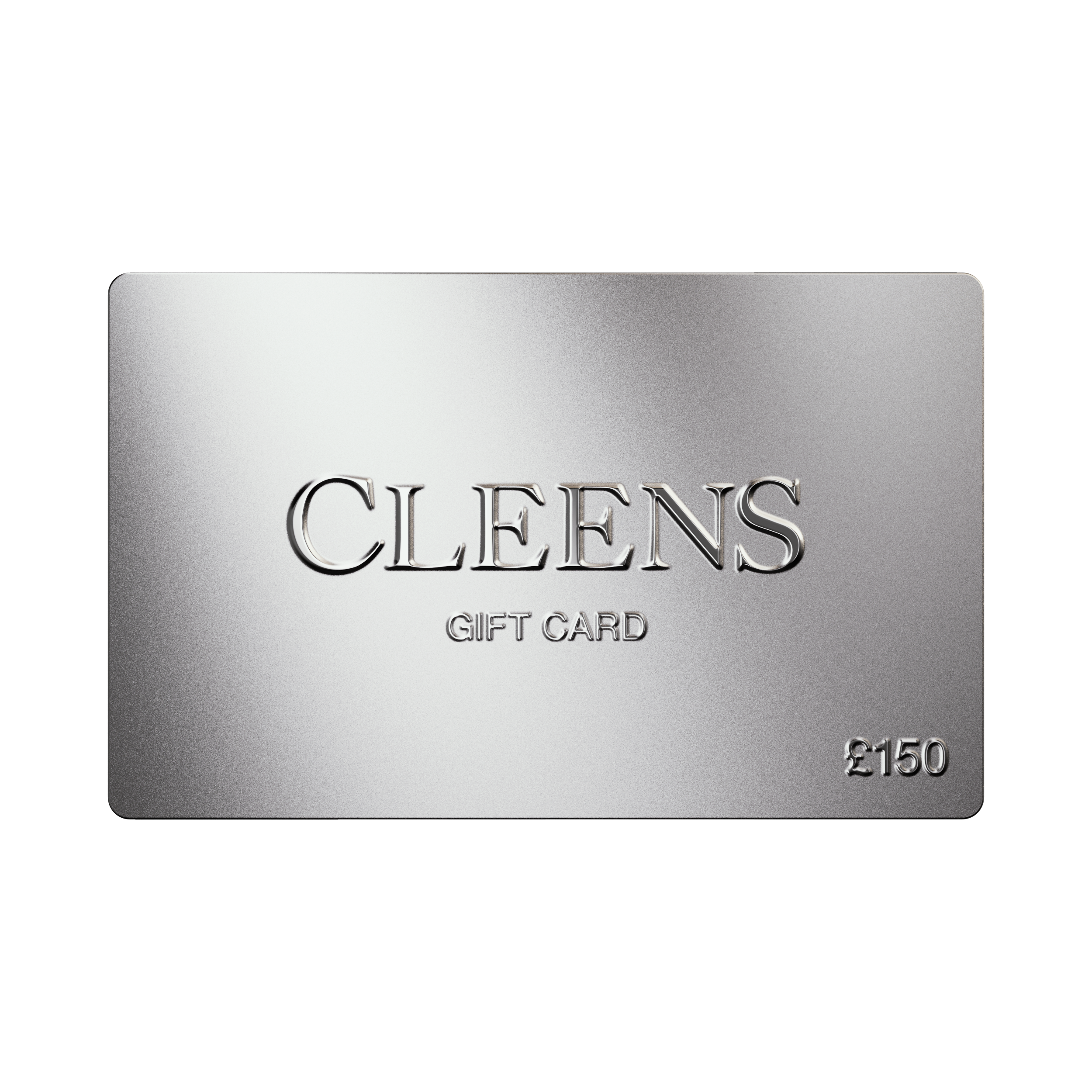Cleens digital gift card – £150 value