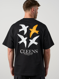 Bird Graphic T-shirt Black
