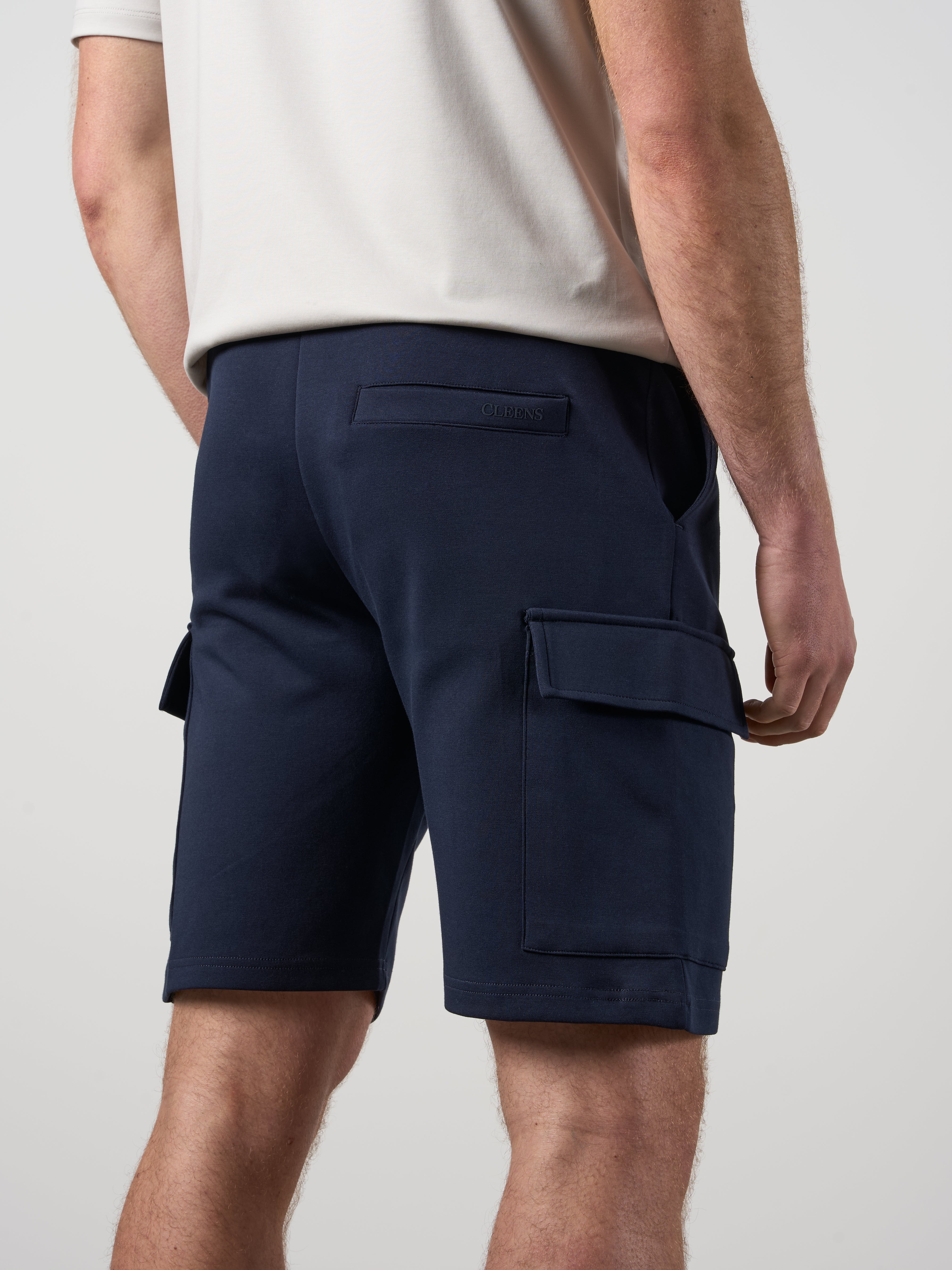Tech Interlock Shorts Navy – Cleens