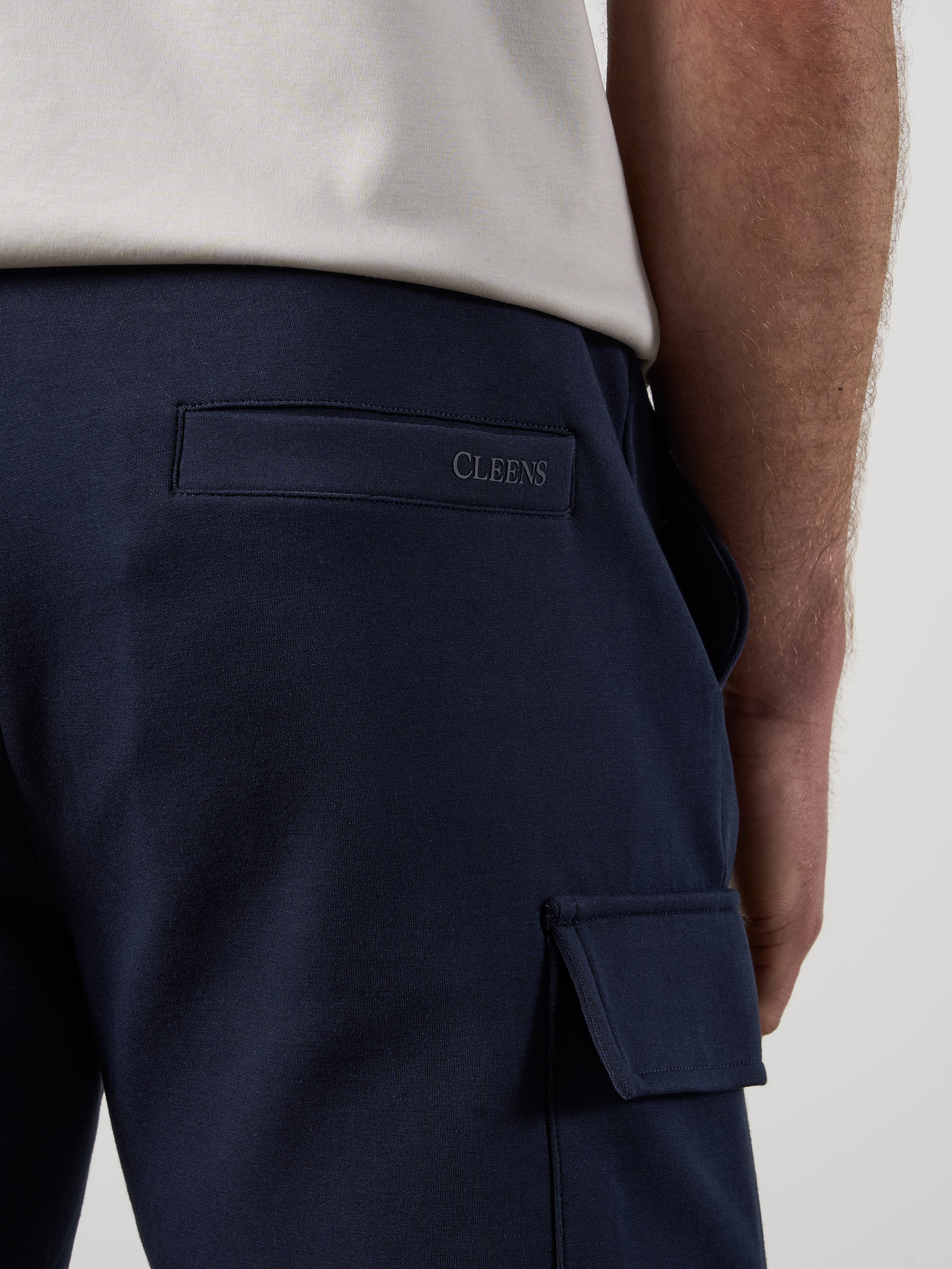 Tech Interlock Shorts Navy – Cleens