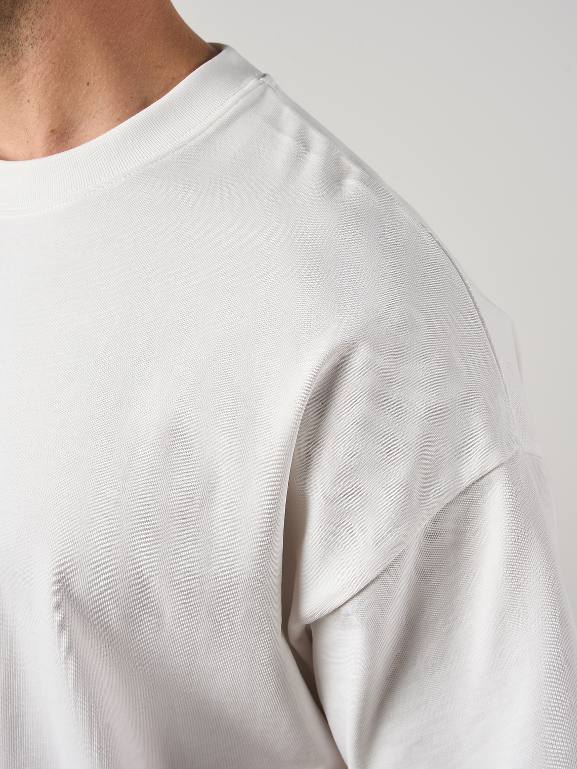 Relaxed Cotton T-Shirt Off White