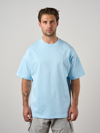 Relaxed Cotton T-Shirt Sky Blue