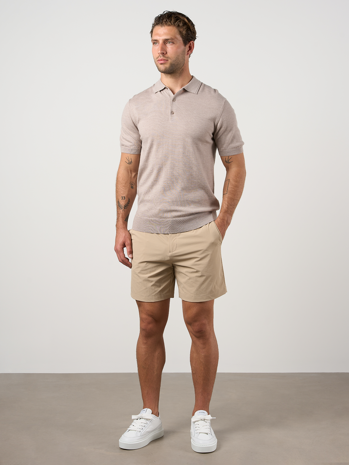 Smart Performance Shorts Stone