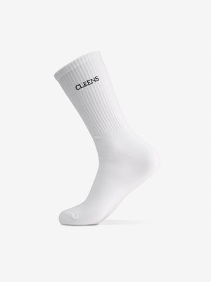 Cleens Socks White Single Pack