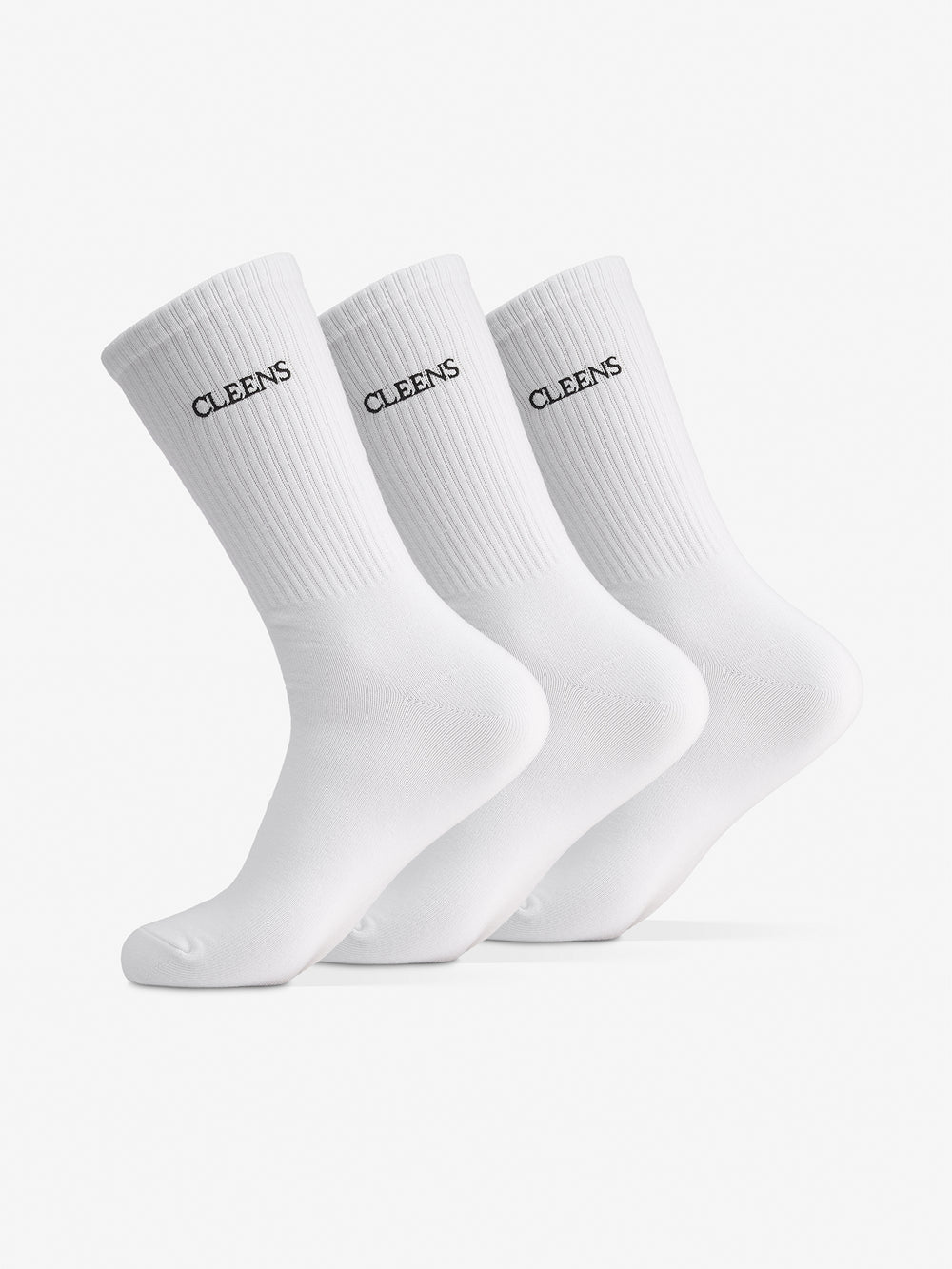 Cleens Socks White Triple Pack-1