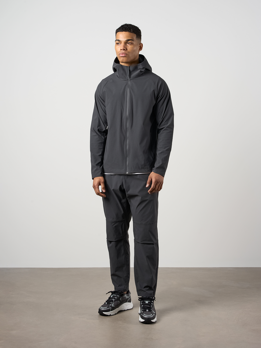 Woven Tech Track Pants Charcoal