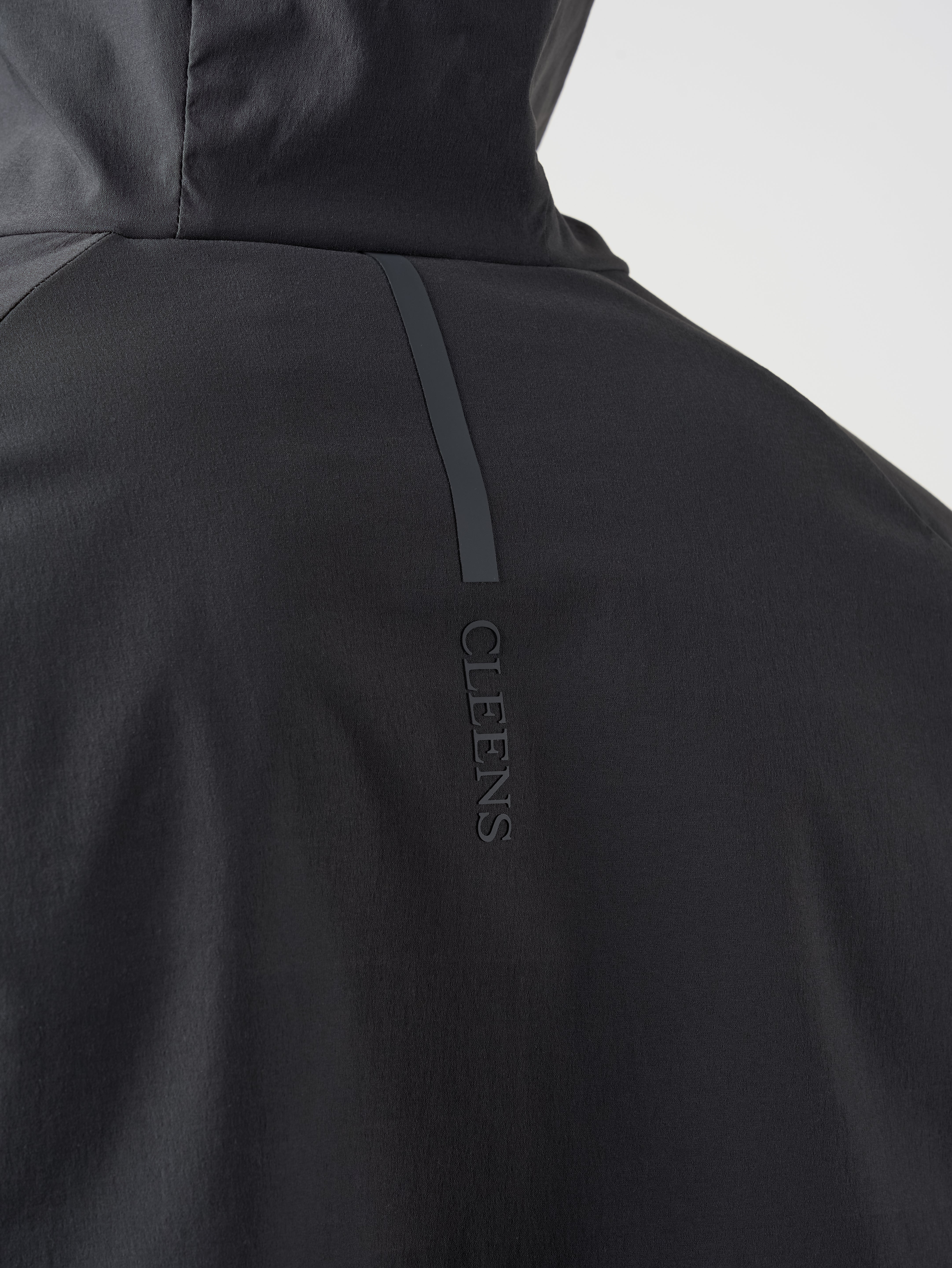 Woven Tech Windrunner Jacket Charcoal
