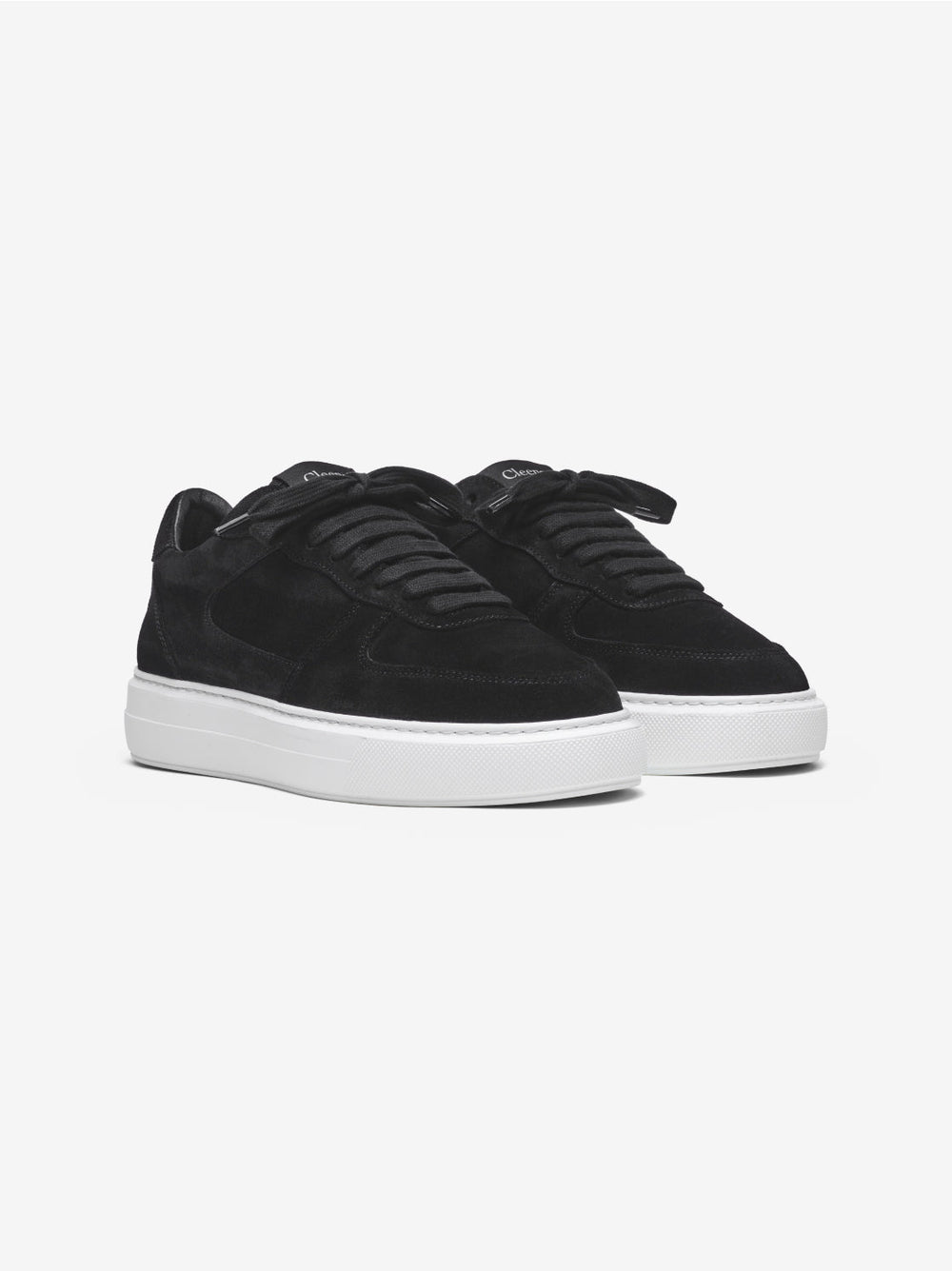 Court Trainer Black Suede-2