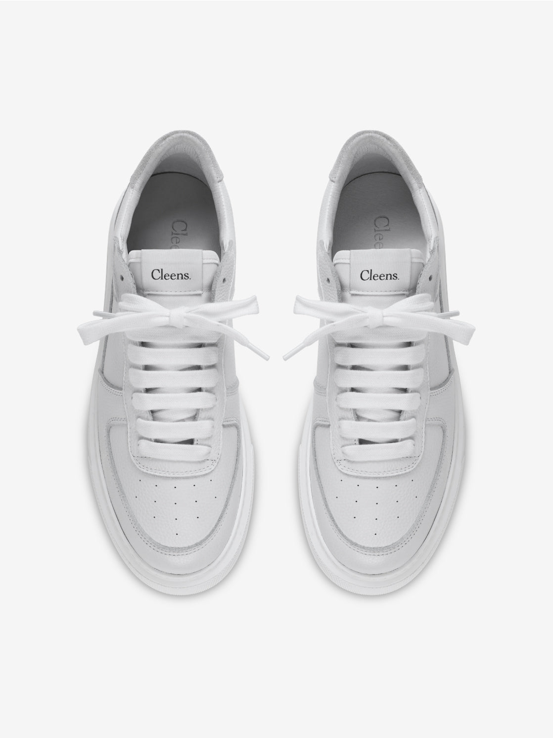 Court Trainer White Tumbled leather