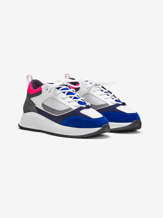 Essential Runner White Pink Royal